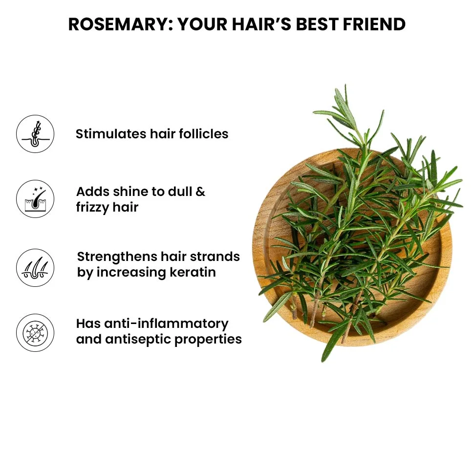 Deal Price: Rosemary Water Hair Spray, 100ml - Image 3