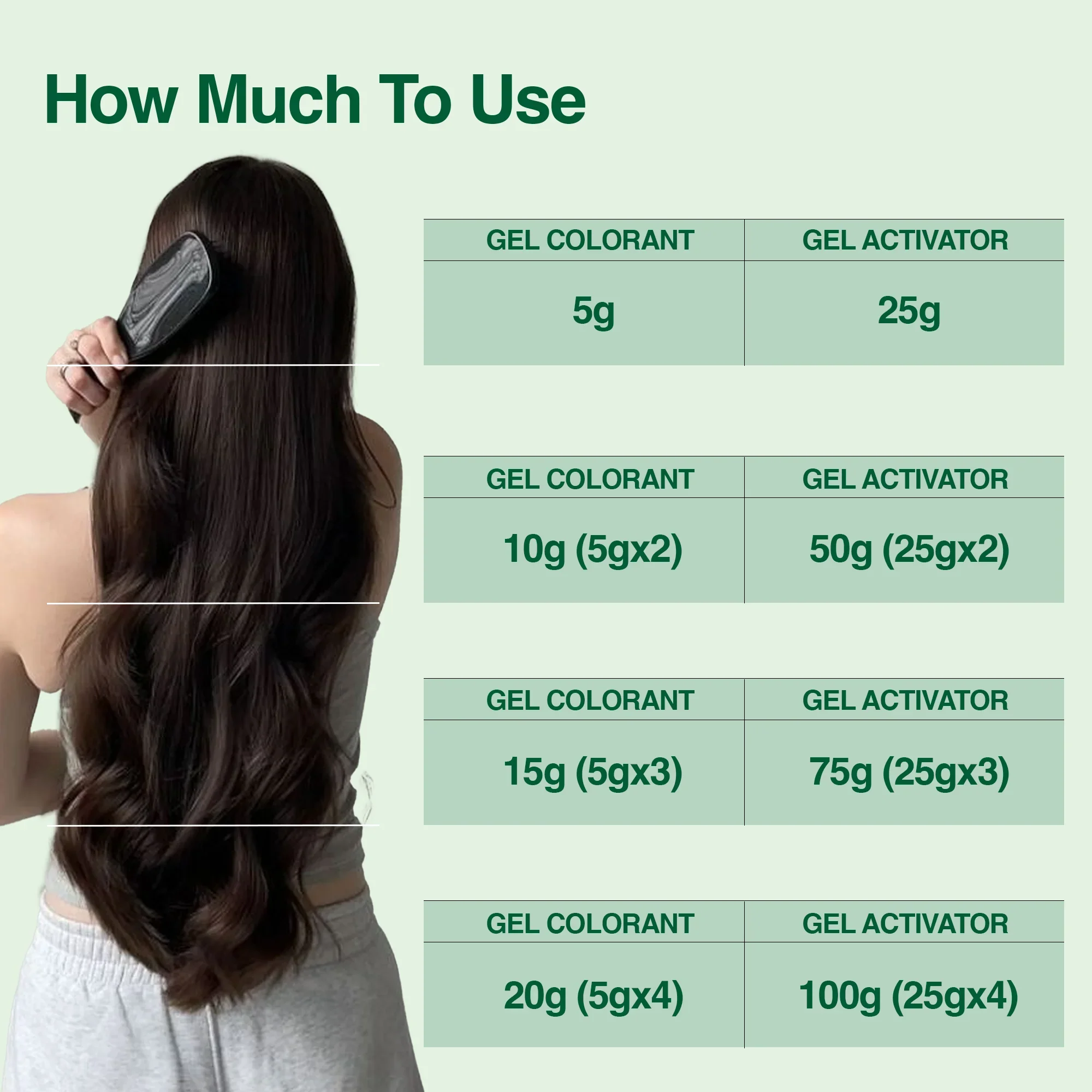 Dark Brown Organic Henna Gel Hair Color - Image 8
